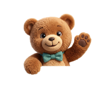 Helper Bear Waving